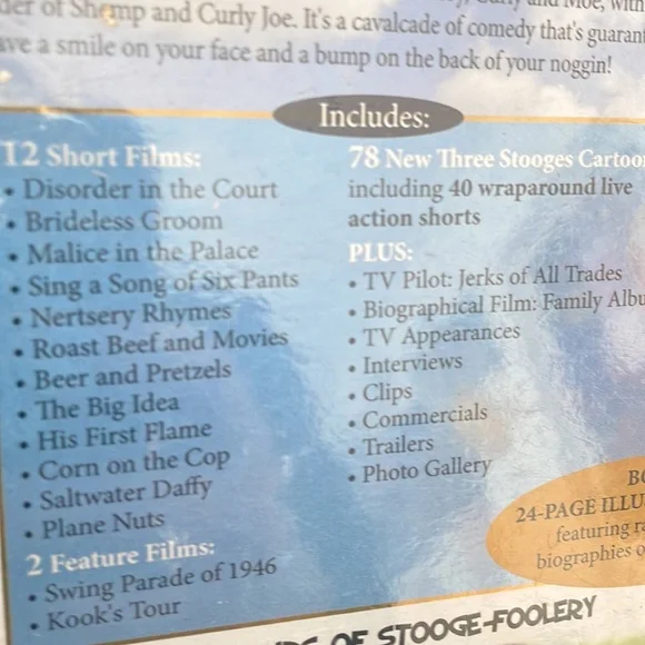 The Theee Stoges The Essential Collecton DVD - Picture 3 of 3